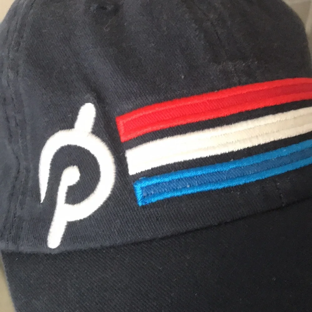 PELOTÓN Men Navy Blue Front Embroidered Hat